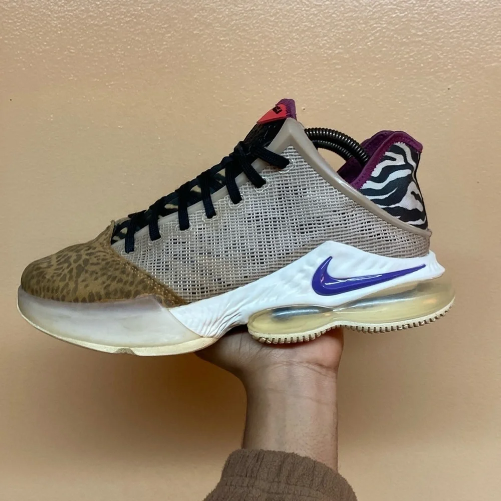 Nike React Lebron 19 Low “Safari Animal Print”